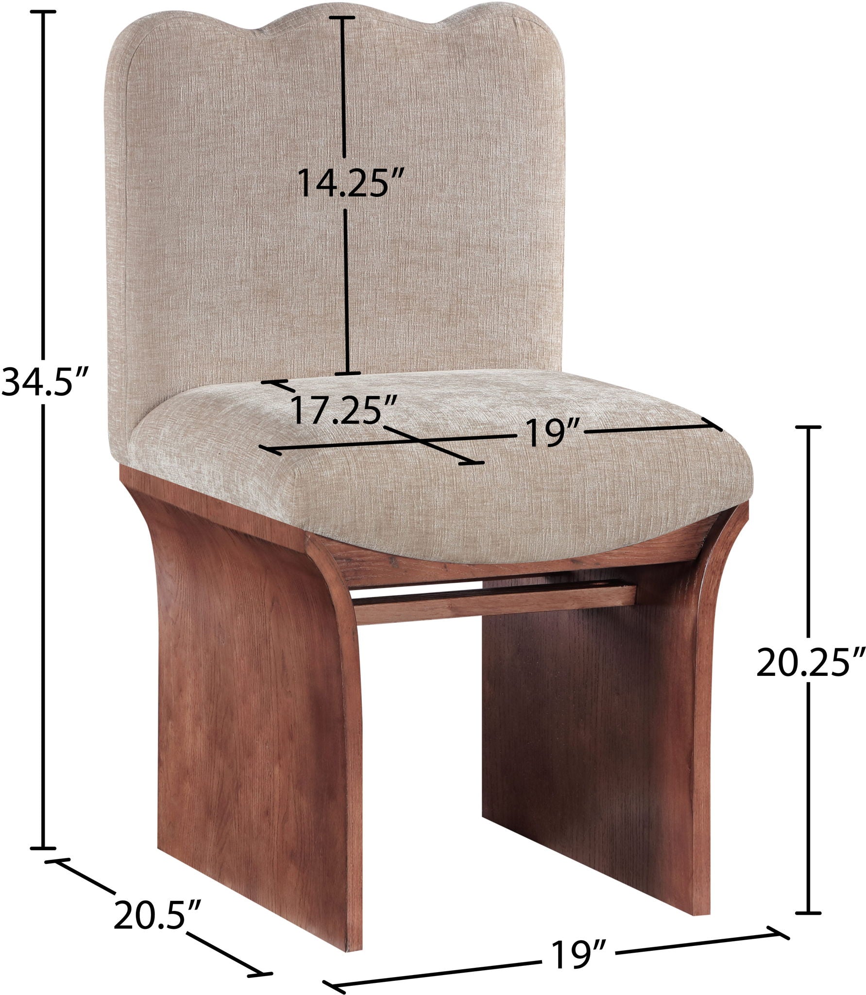 Shaw - Dining Chair - Walnut Base