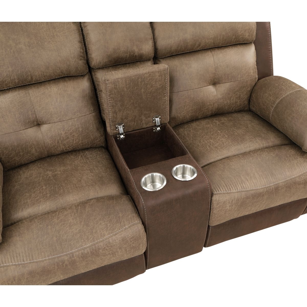 Glendale - Sofa & Loveseat - Brown