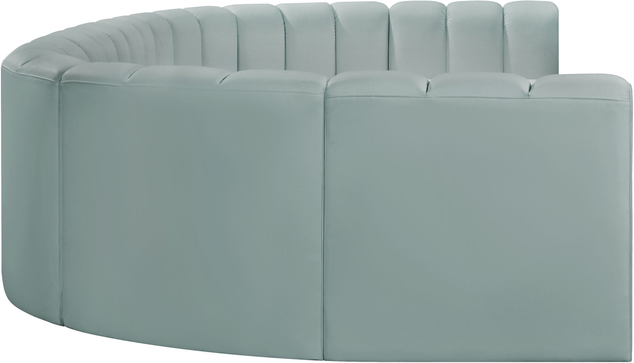 Arc - Faux Leather Modular U-Shaped Sectional