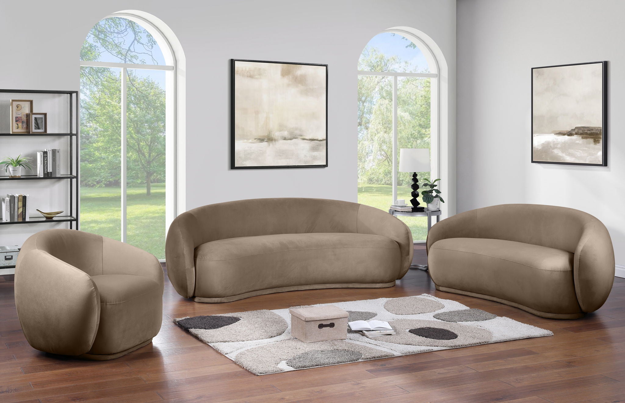Emery - Velvet Loveseat