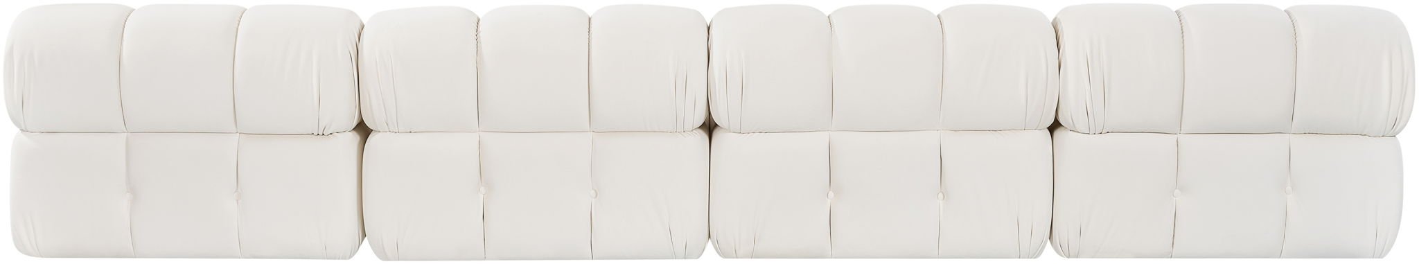 Orin - Velvet 4 Piece Modular Sofa