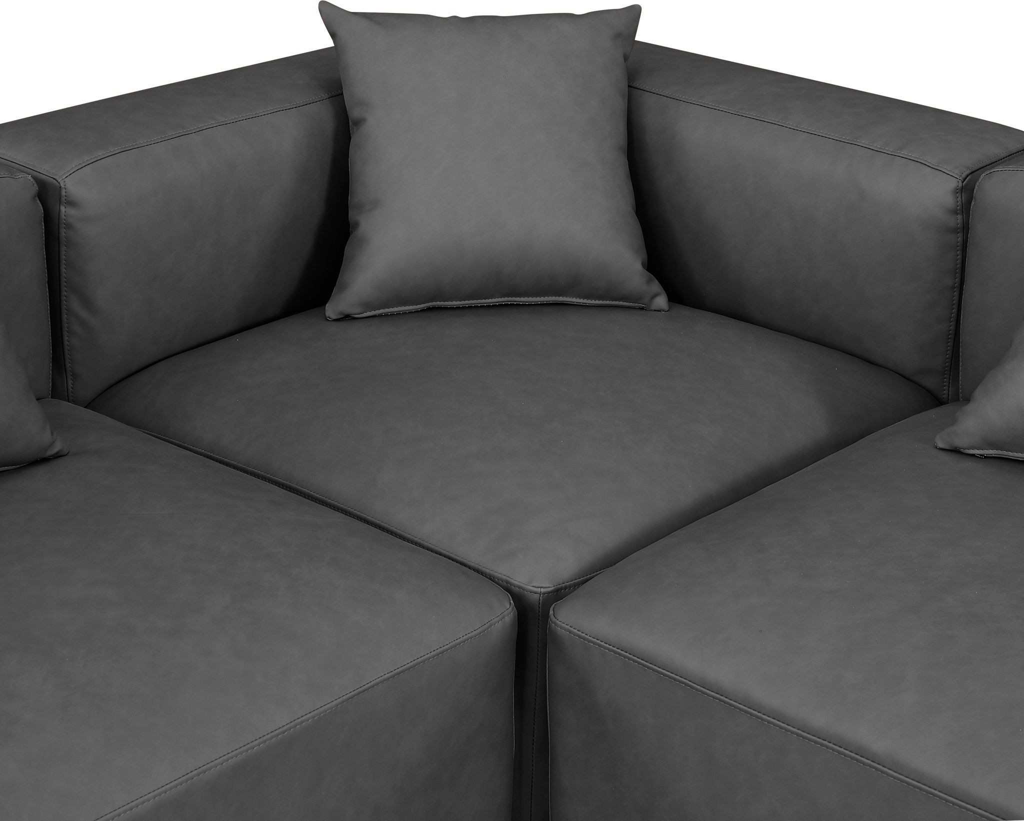 Cube - 6 Piece Modular Corner Armless Sectional