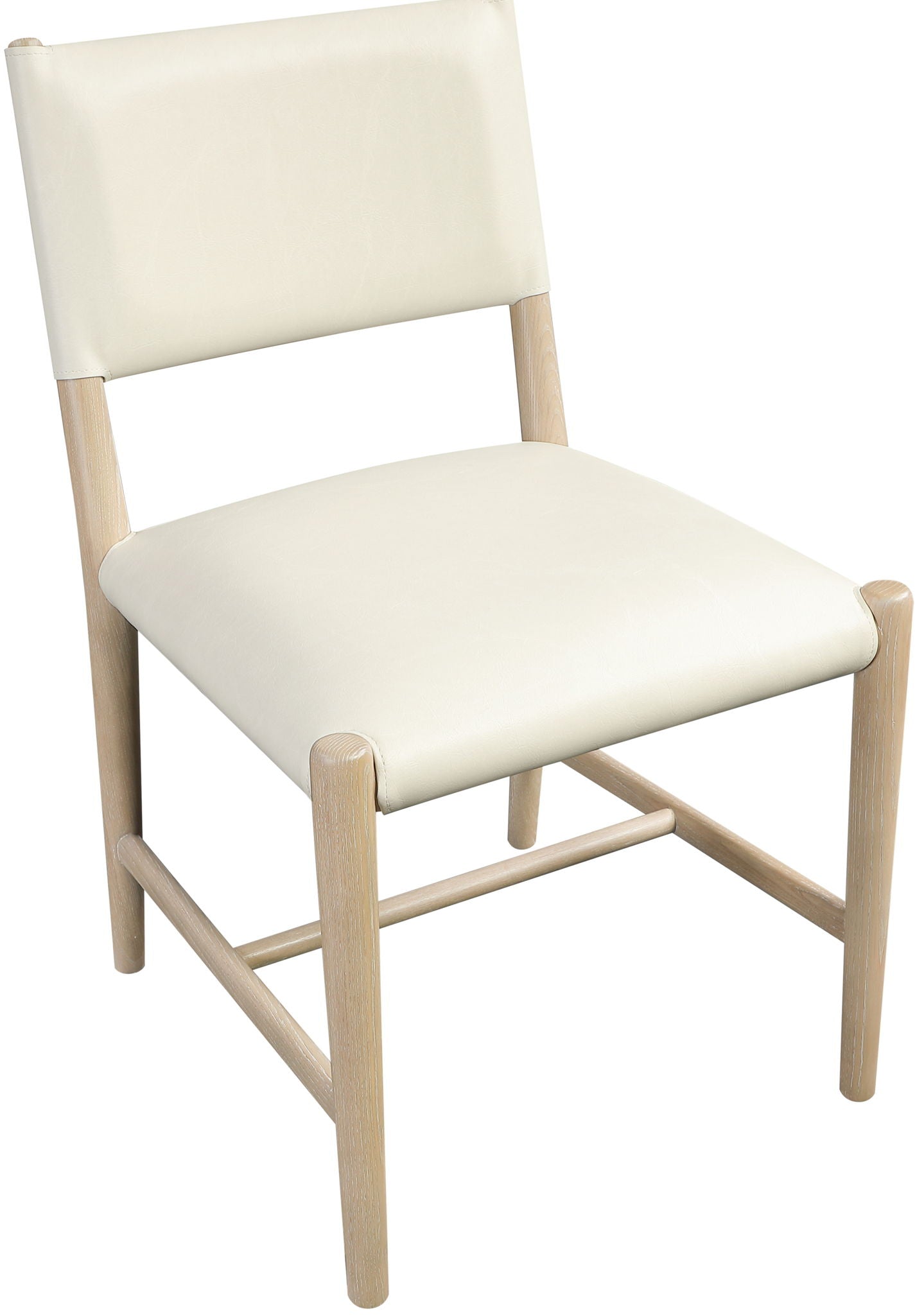 Andie - Vegan Leather Upholstered Dining Chair (Set of 2) - Natural Base