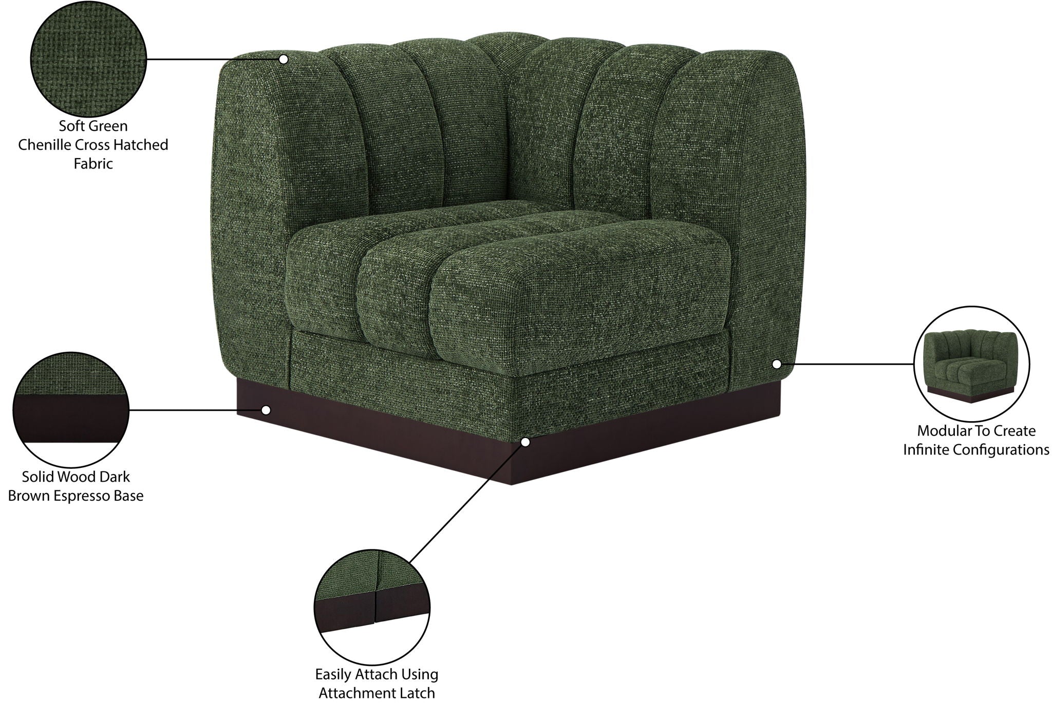 Quinn - Corner Chair