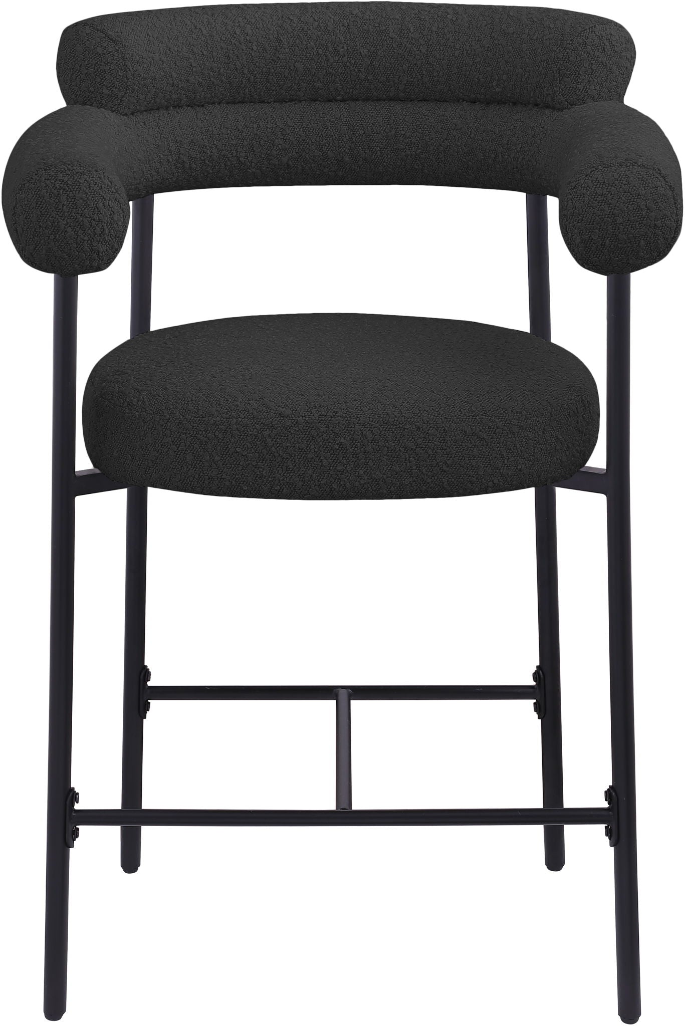 Blake - Counter Stool With Black Base (Set of 2)