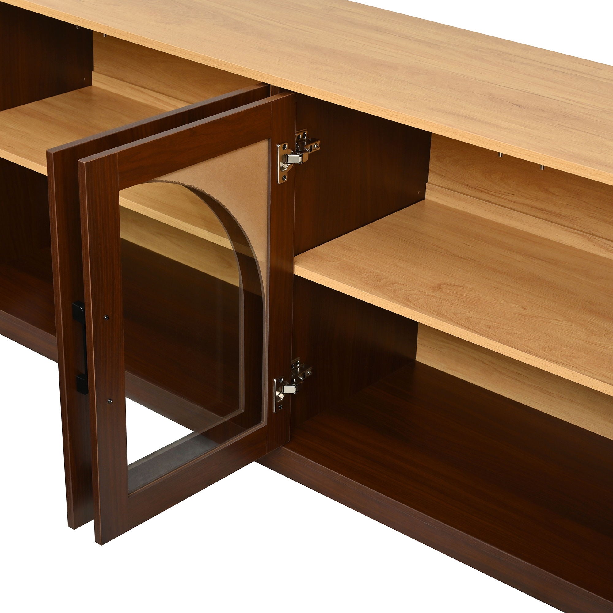 TV Stand With Semi Arched Doors