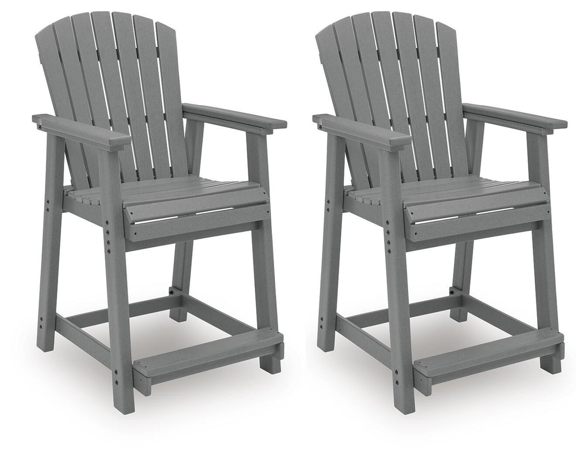 Sanctuary Beach - Barstool (Set of 2) - Dark Gray