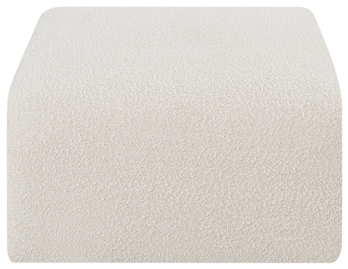Arc - Boucle Fabric Ottoman