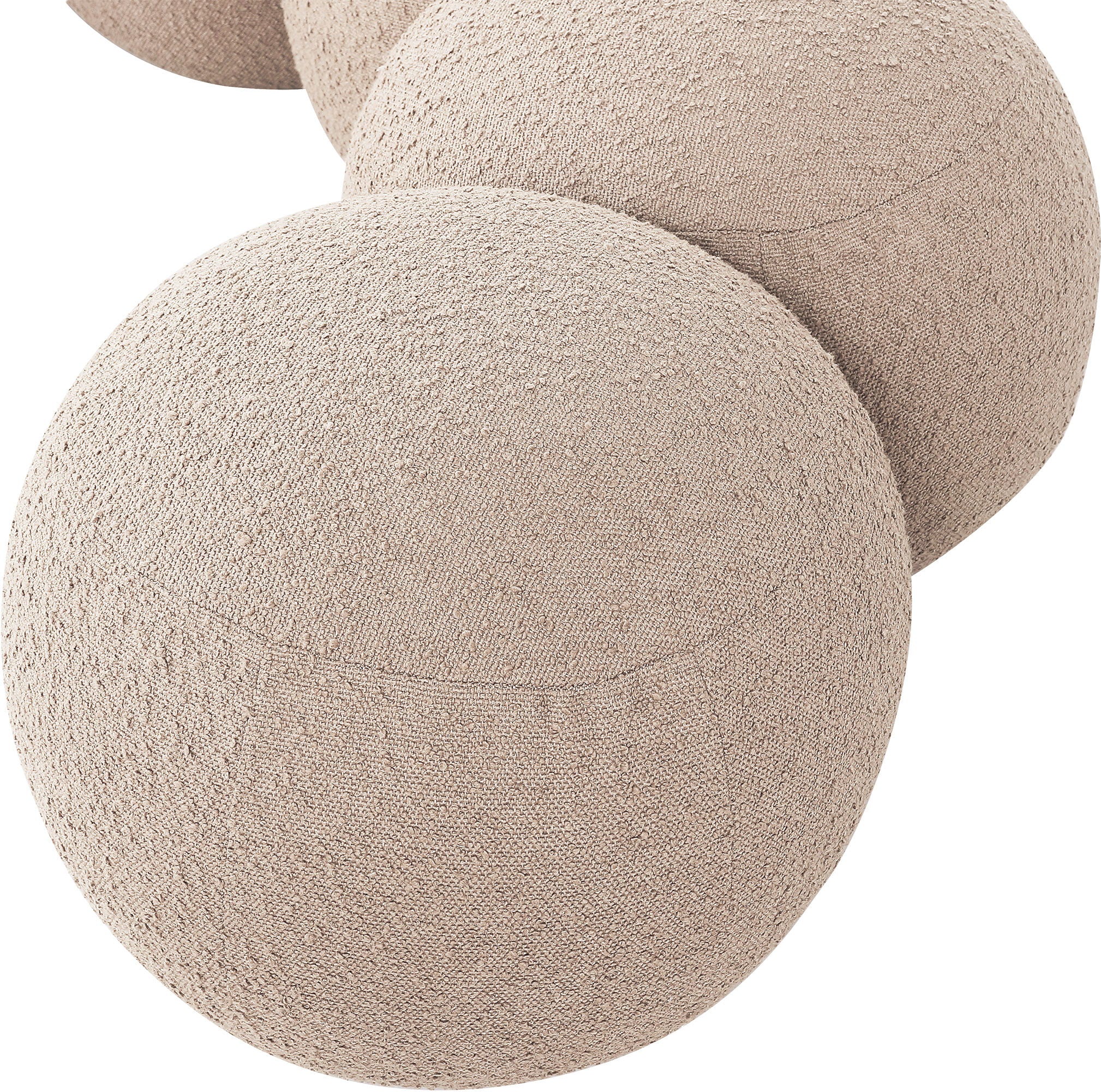 Apollo - Boucle Fabric Bench