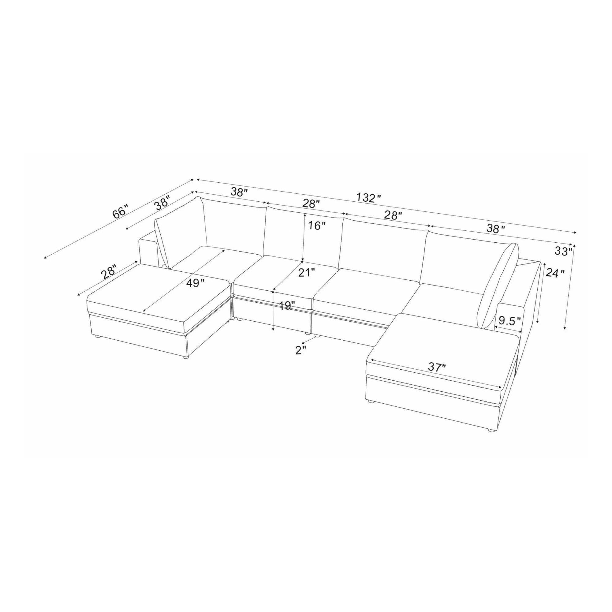 Reversible Modular Sectional