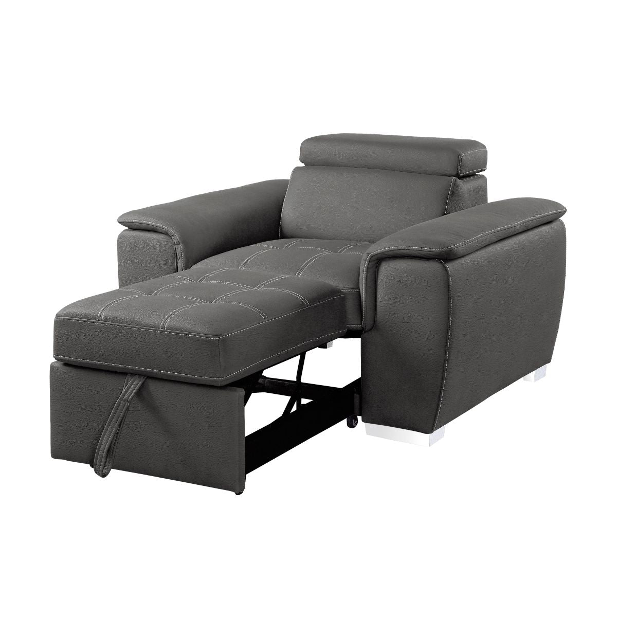 Ferriday - Chair With Pull-Out Ottoman