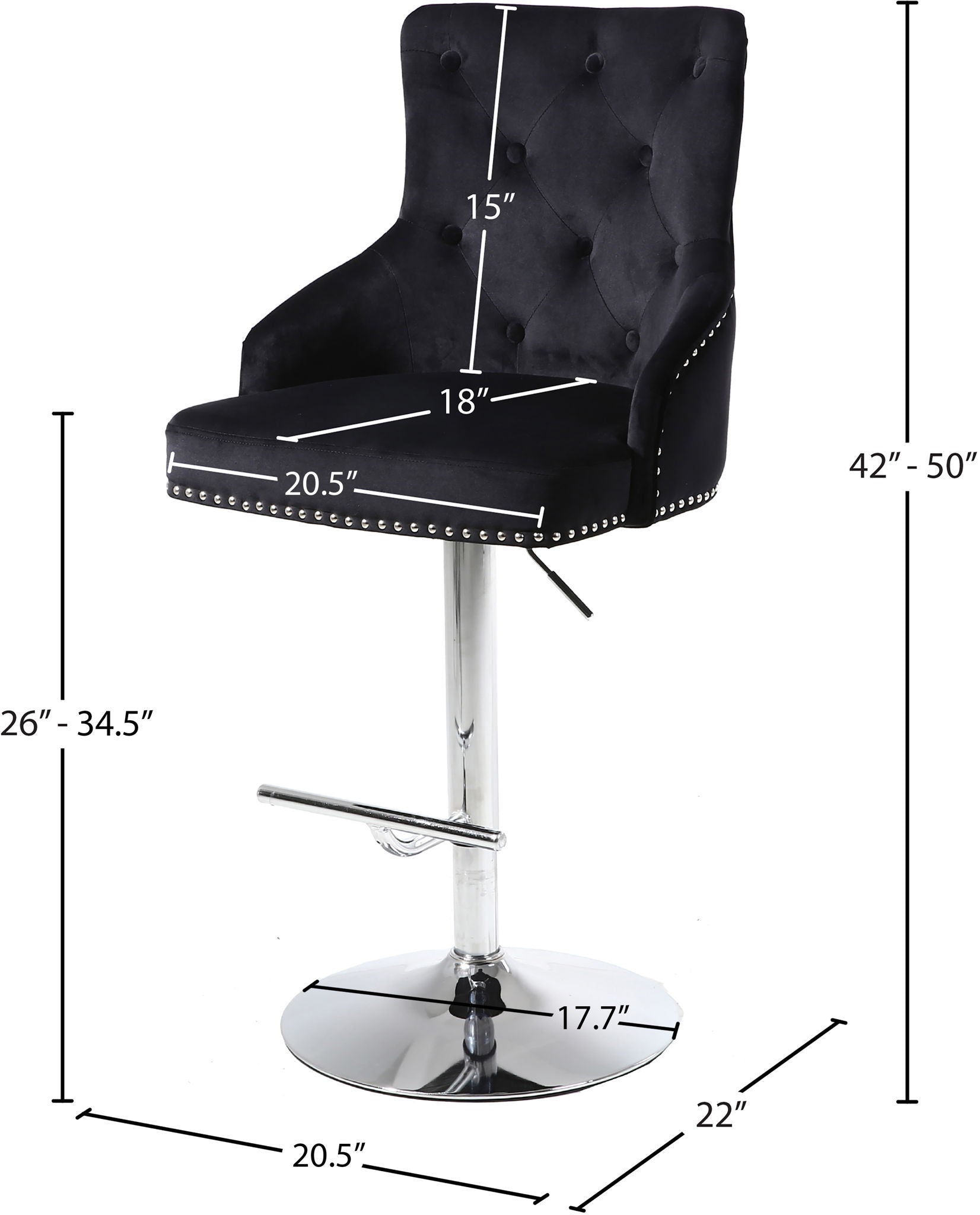 Claude - Adjustable Stool