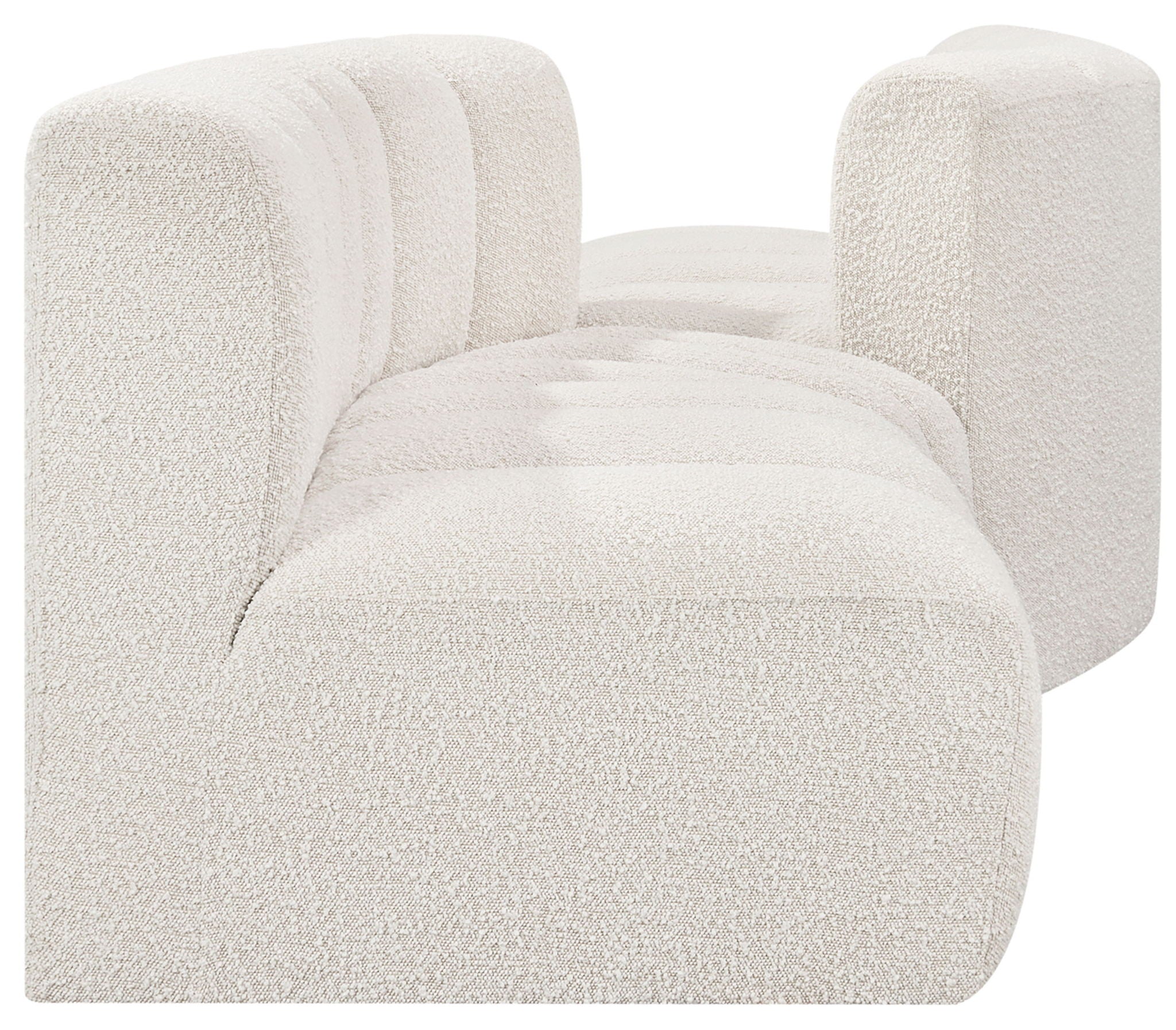 Arc - Boucle Fabric 4 Piece Sofa