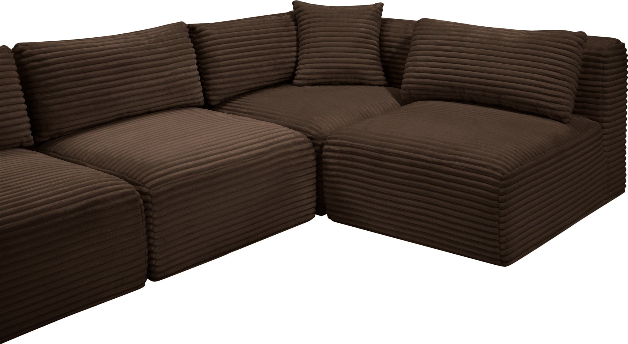 Shaggy - 6 Piece Modular U-Shaped Sectional