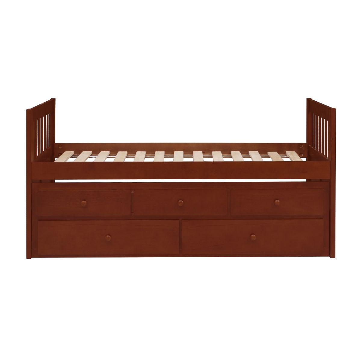 Rowe - Twin/Twin Trundle Bed - Cherry