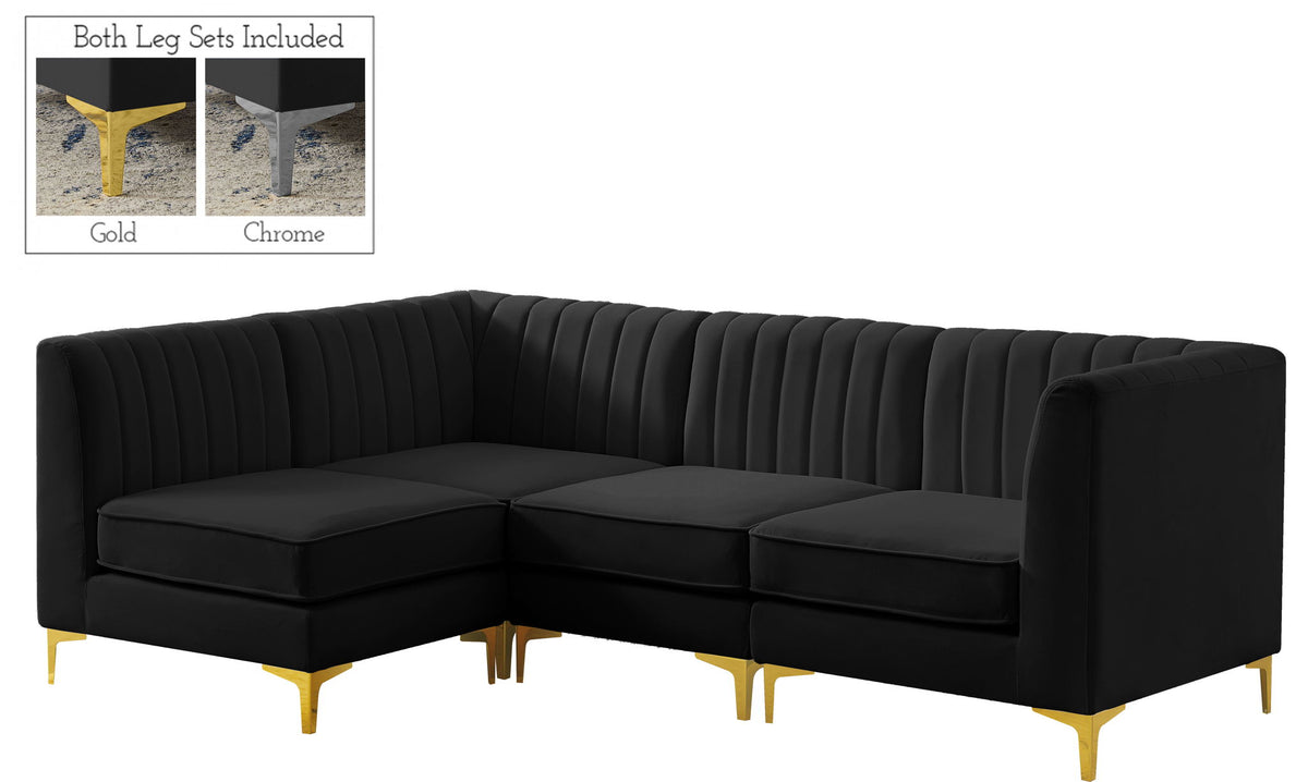 Alina - 4 Piece Modular L-Shaped Sectional