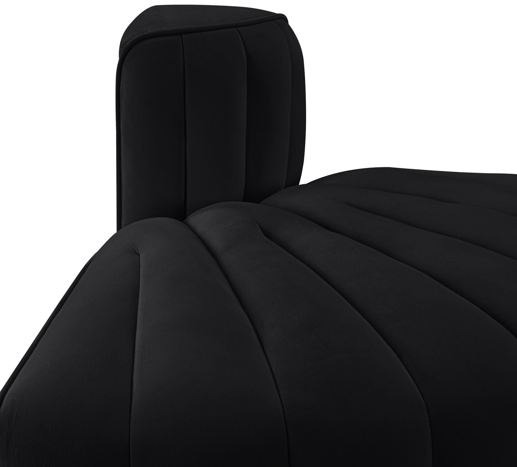 Rummi - Velvet Performance Fabric Upholstered Modular Chair