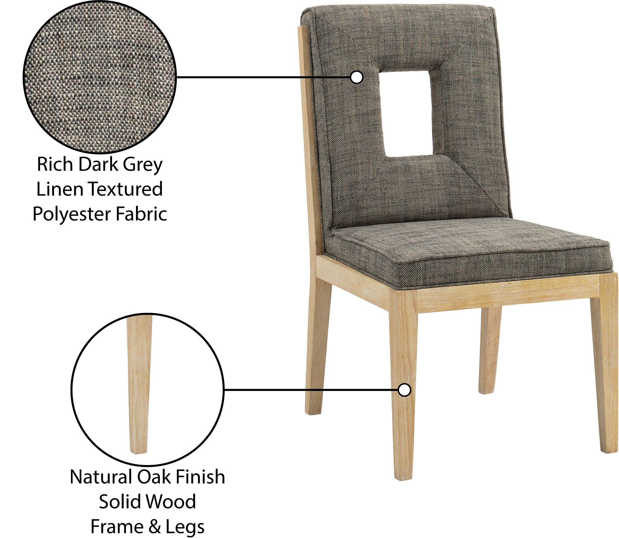 Gwendolyn - Dining Side Chair With Natural Frame (Set of 2)