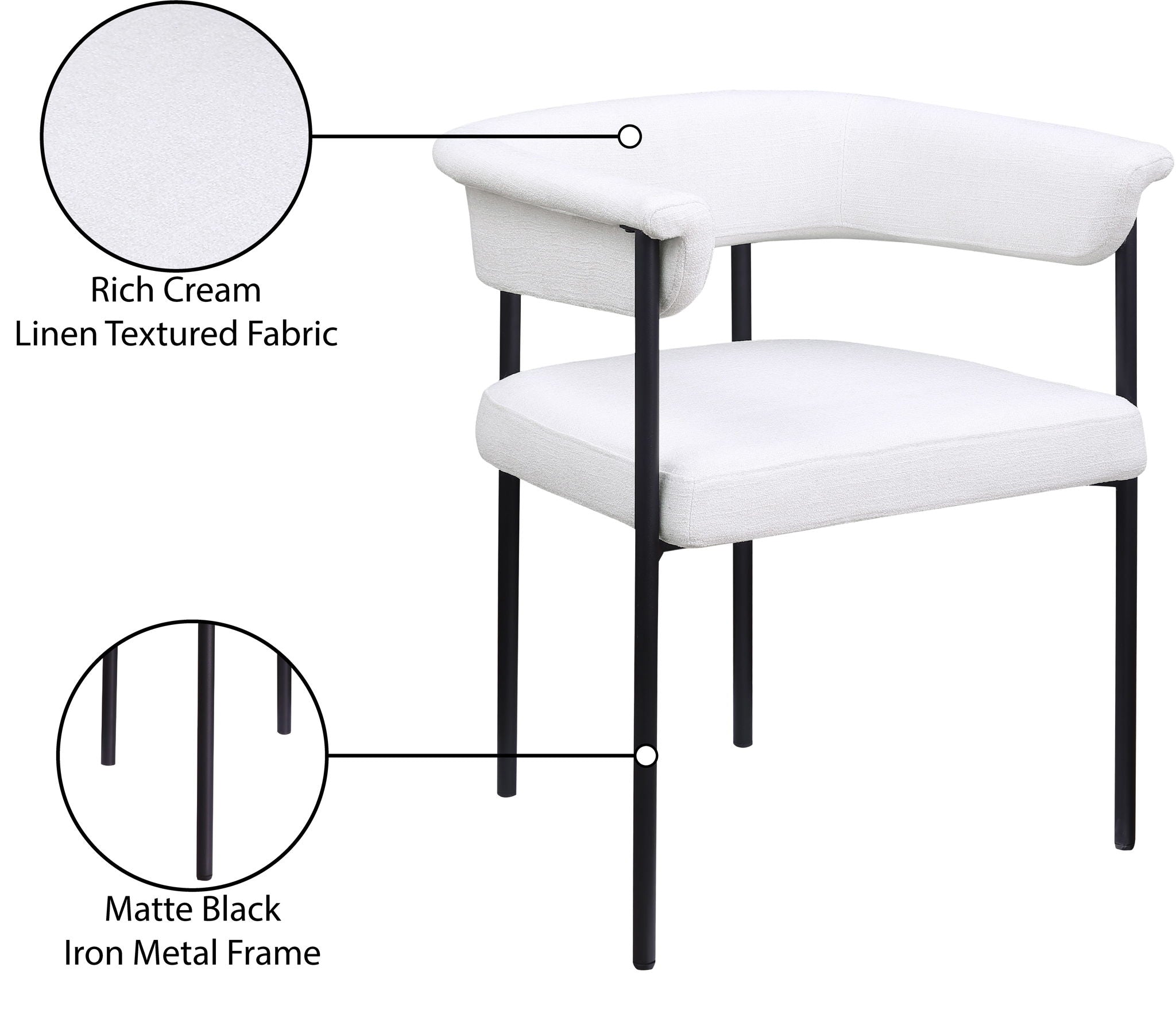 Malin - Linen Dining Chair (Set of 2)