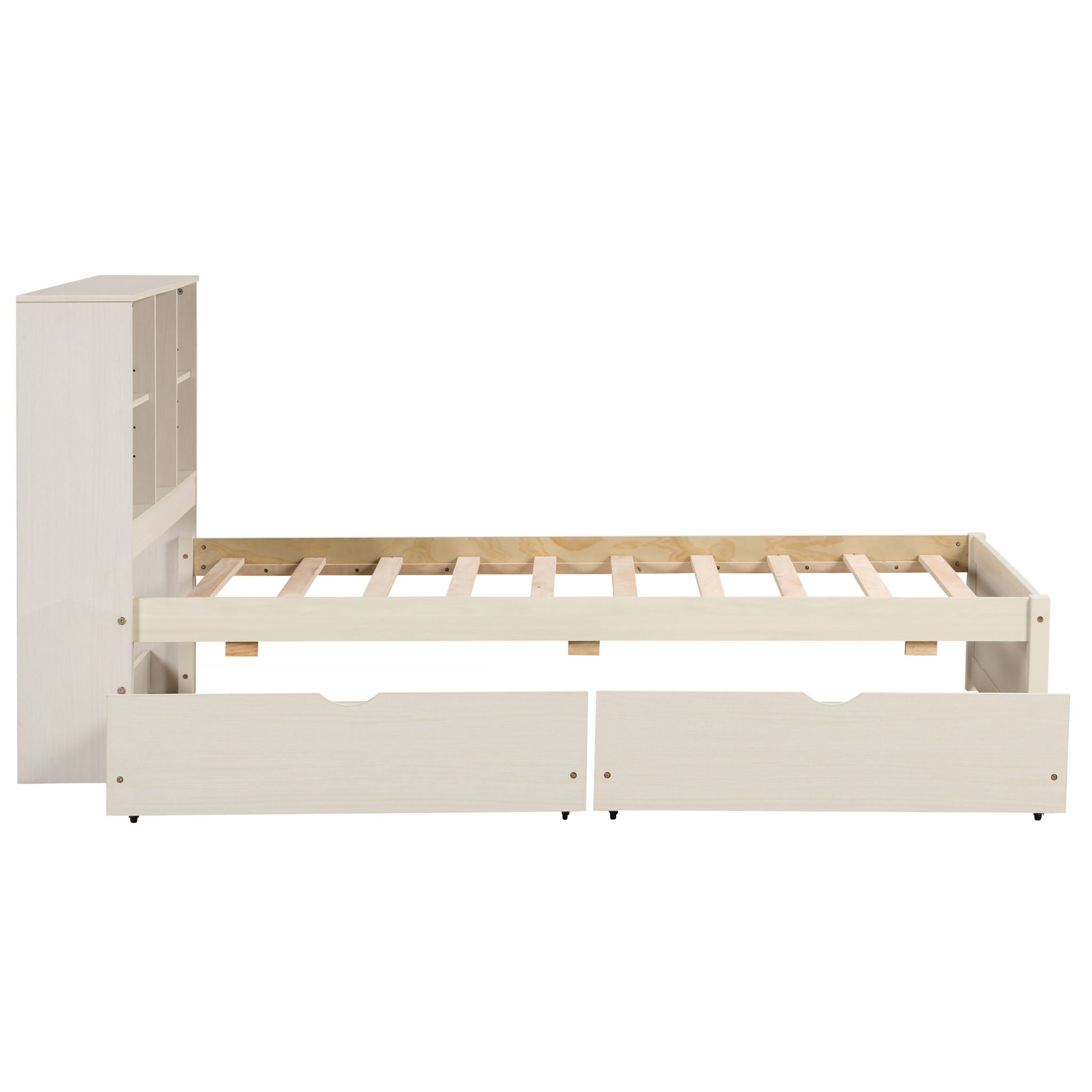 Bed Frame With Built In USB Port And 2 Drawers