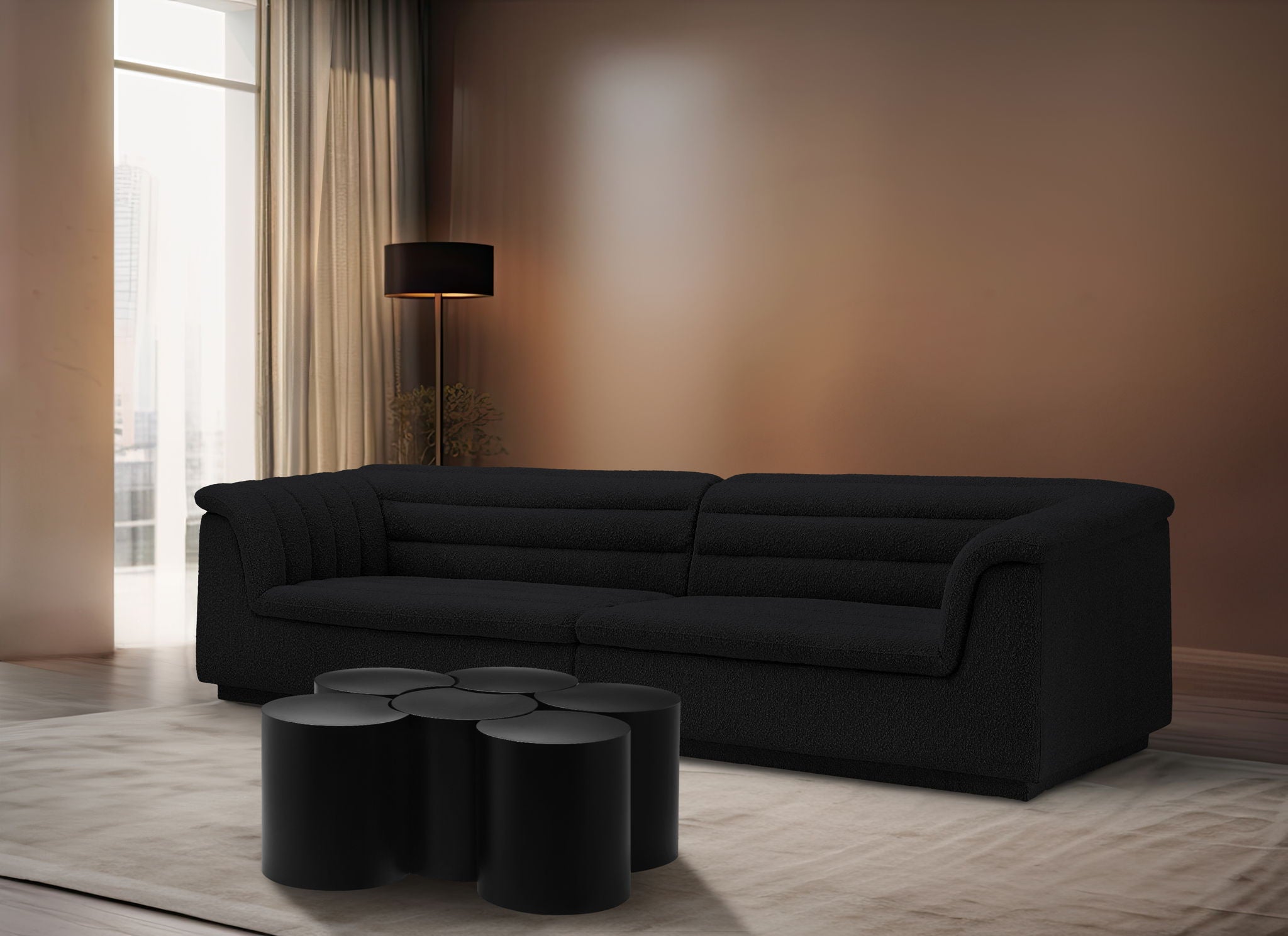 Dimple - 6 Piece Modular Coffee Table