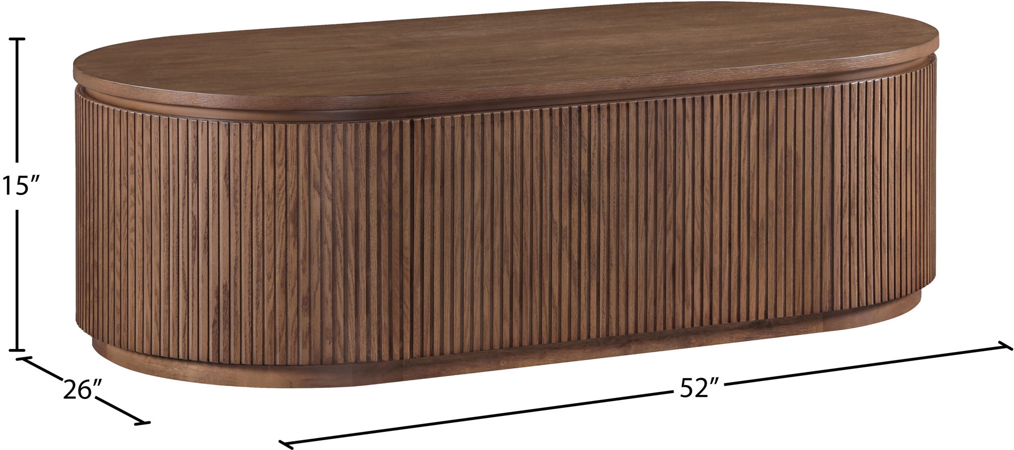 Moana - Rubberwood Coffee Table