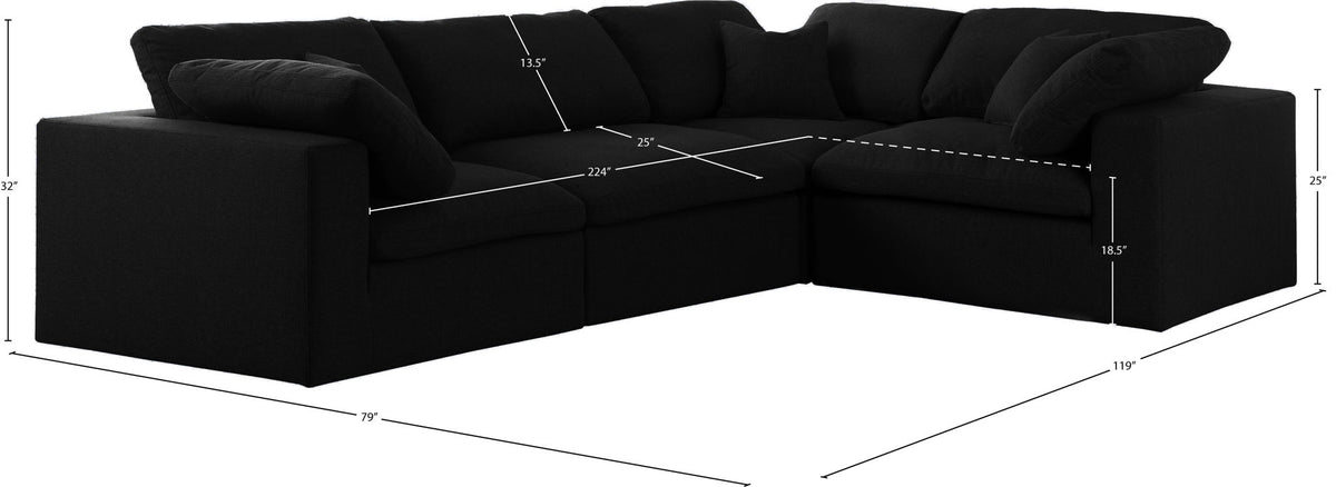 Serene - 4 Piece Modular Sectional