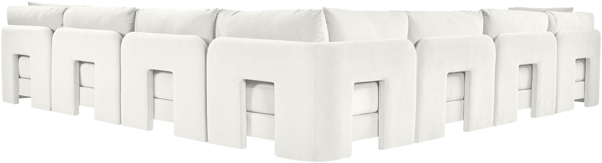 Hammond - Velvet Performance Fabric Upholstered 7 Piece Corner Sectional