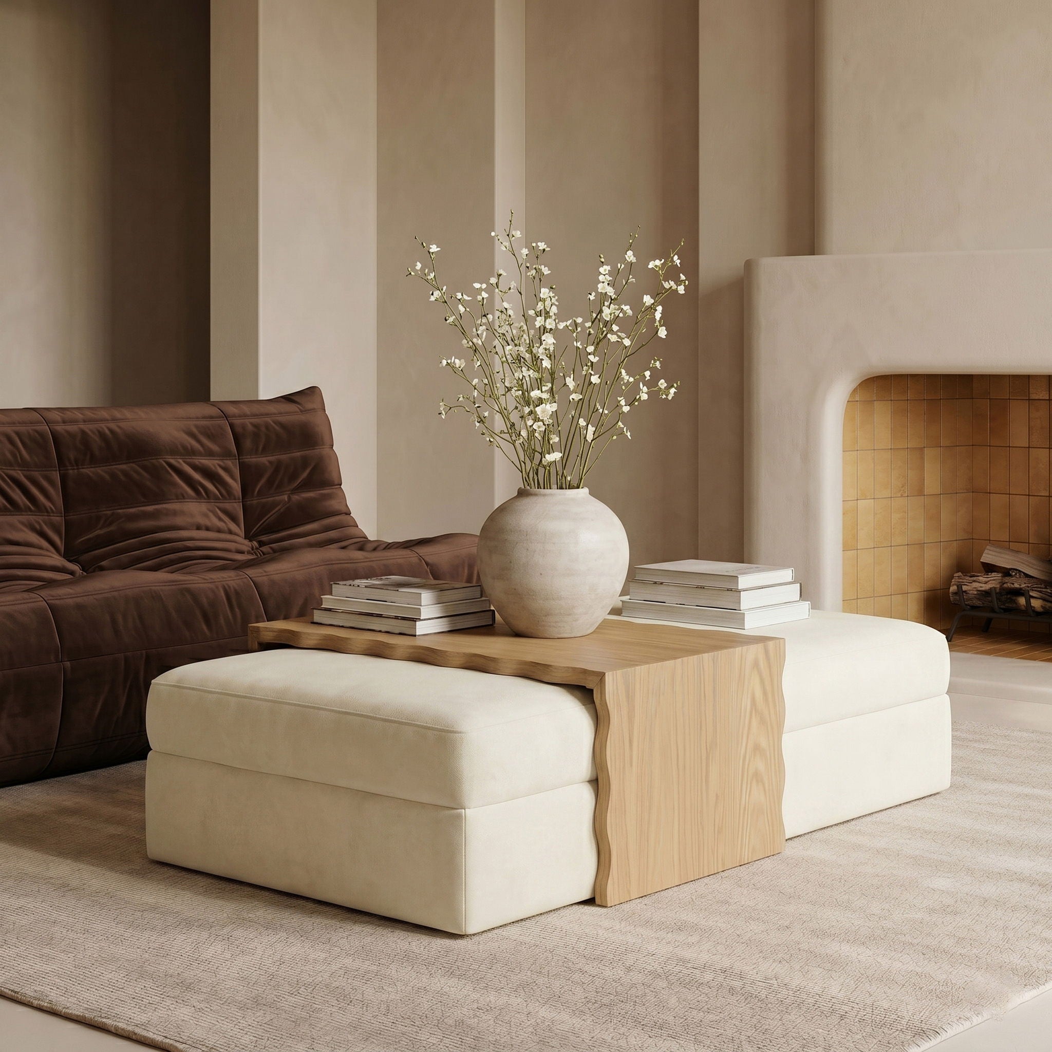 Woodra - Coffee Table / Ottoman