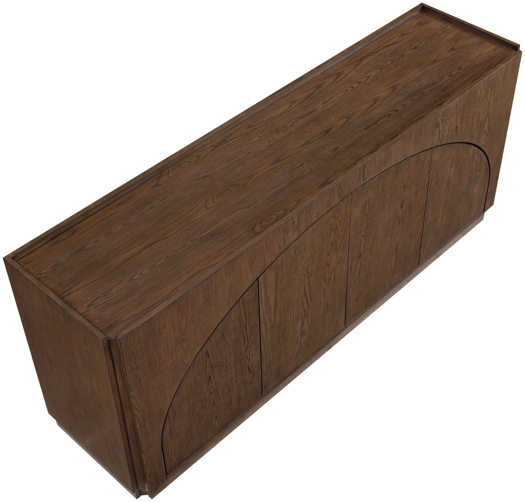 Everson - Oak Veneer And Solid Wood Sideboard/Buffet - Brown