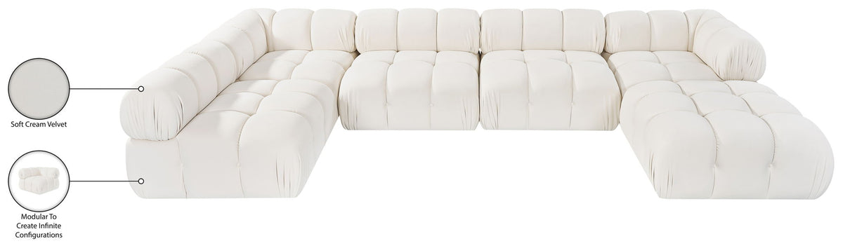 Orin - 6 Piece Modular Sectional (3 Modular Chairs, 2 Corner Chairs & Ottoman)