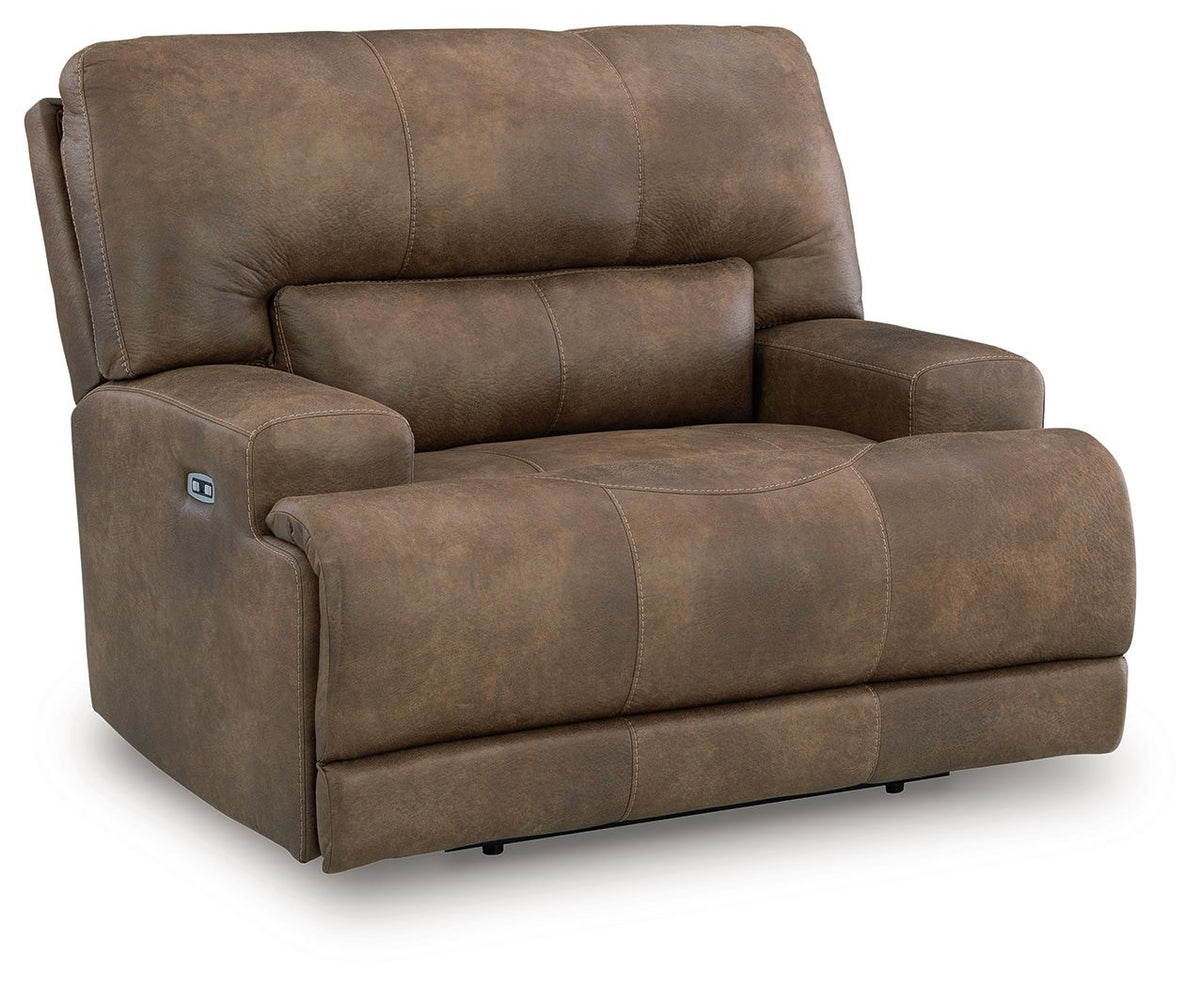 Beckley Place - Power Recliner With Adjustable Headrest - Earth