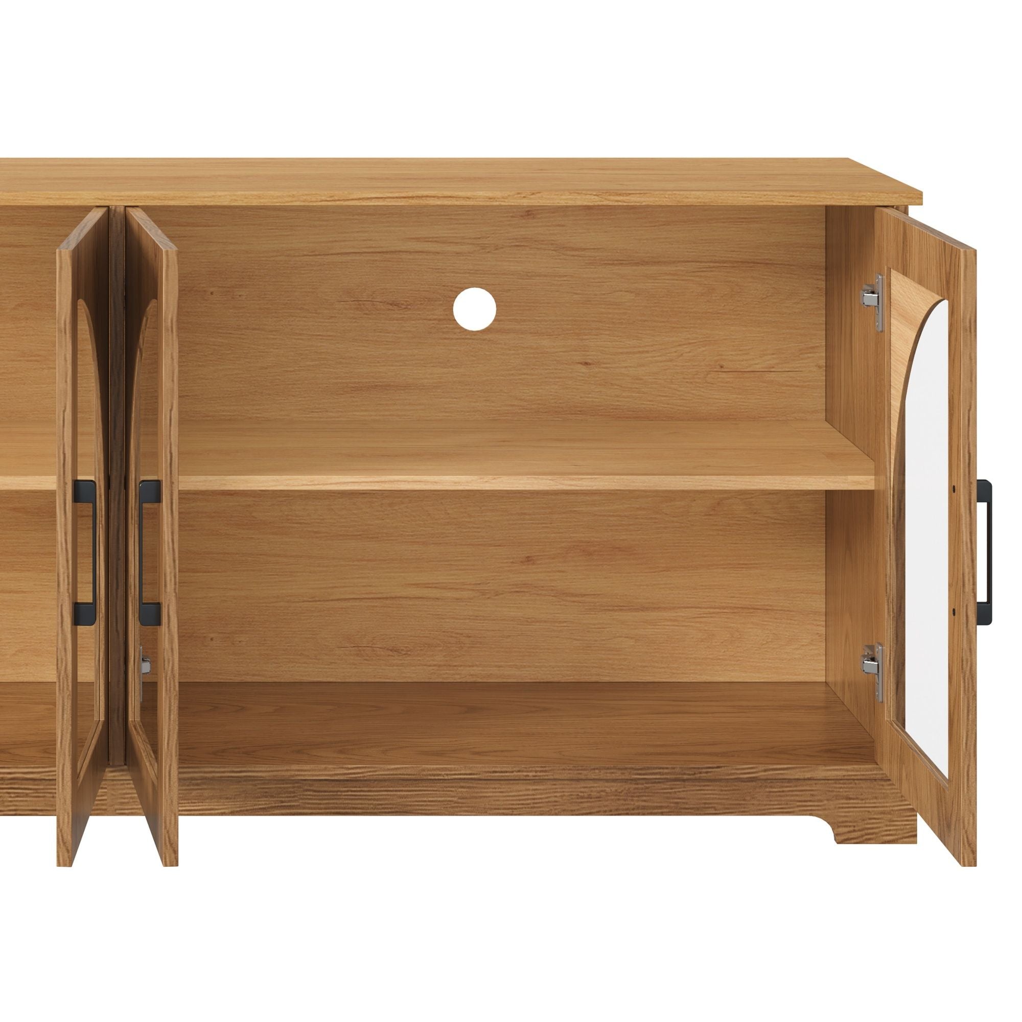 TV Stand With Semi Arched Doors