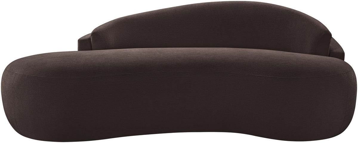 Caspian - Chenille Fabric Upholstered Loveseat