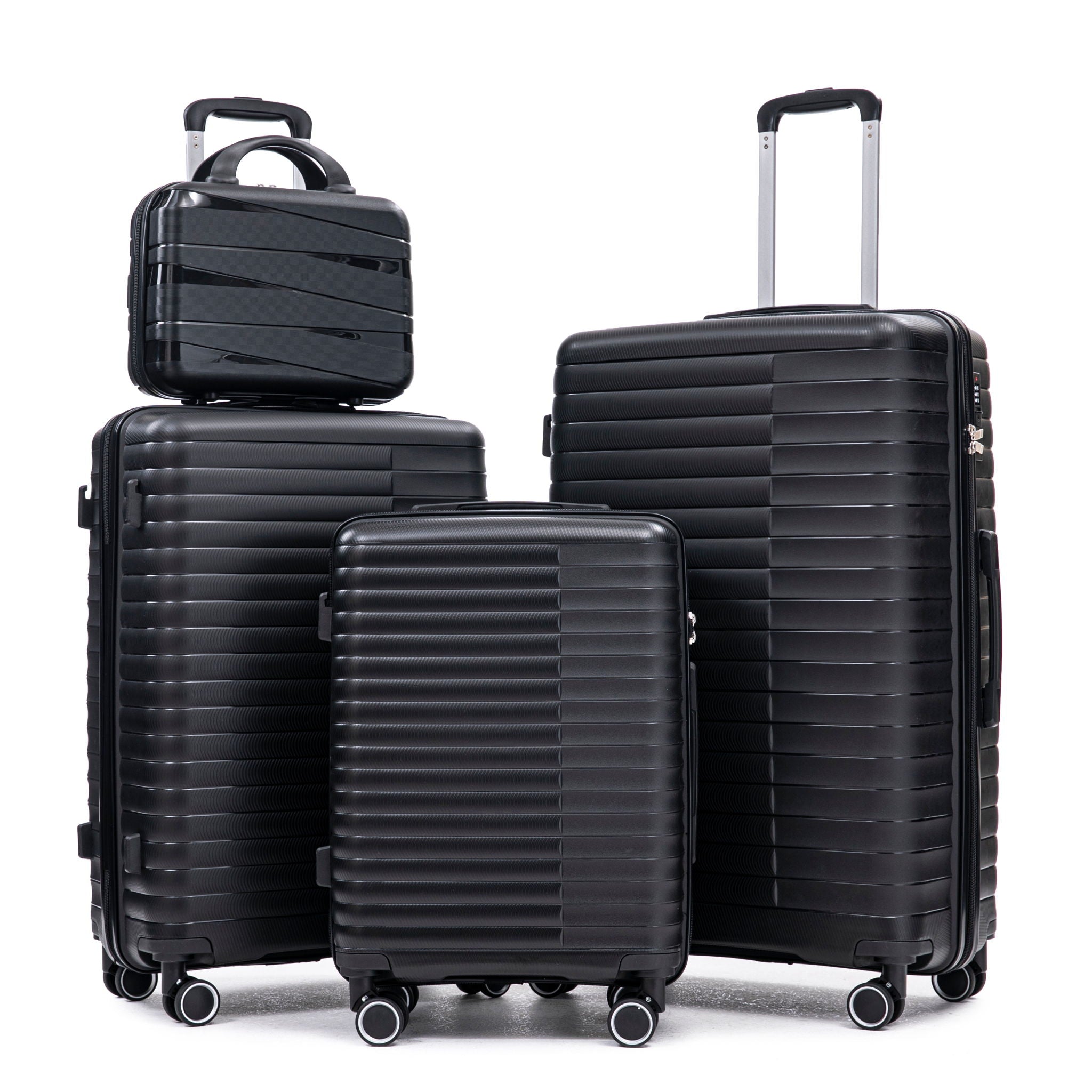 4 Piece Luggage Set, Combination Lock