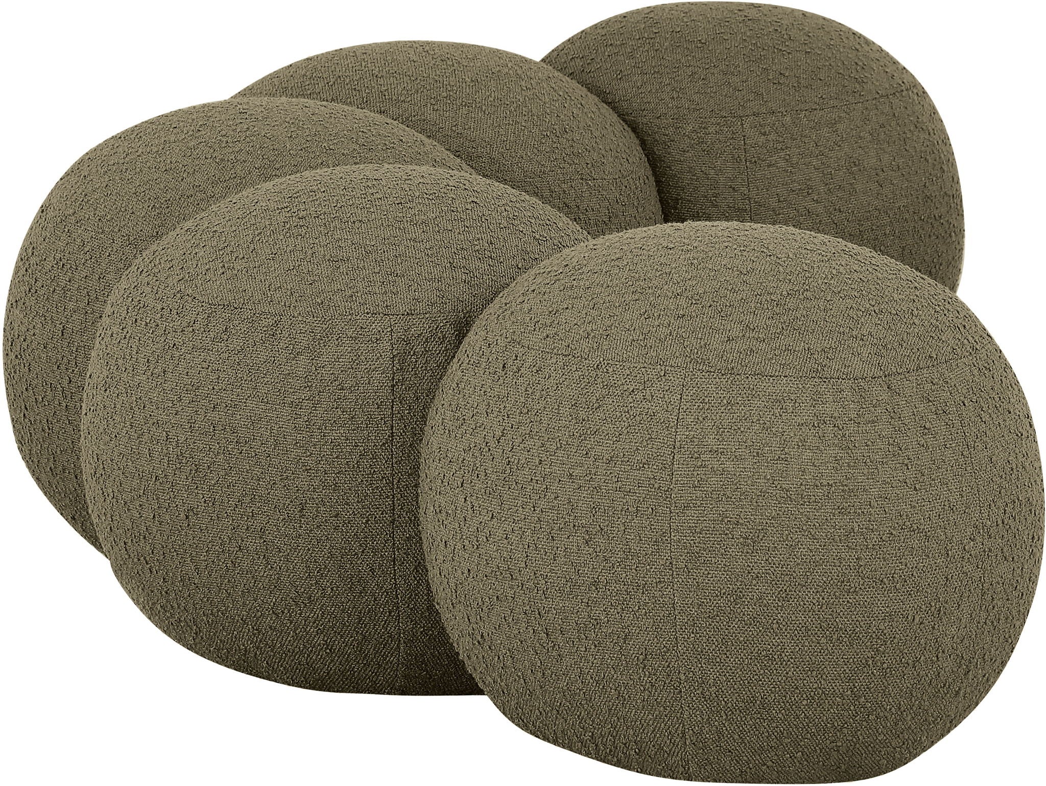 Apollo - Boucle Fabric Bench