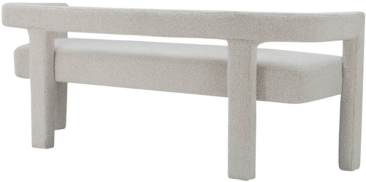 Athena - Boucle Fabric Bench