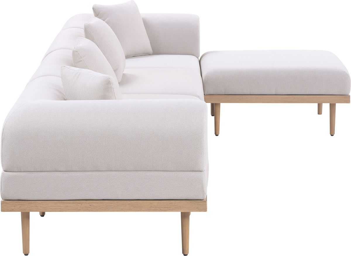 Laguna - 5 Piece 106.5" Upholstered Outdoor Patio Modular Sectional
