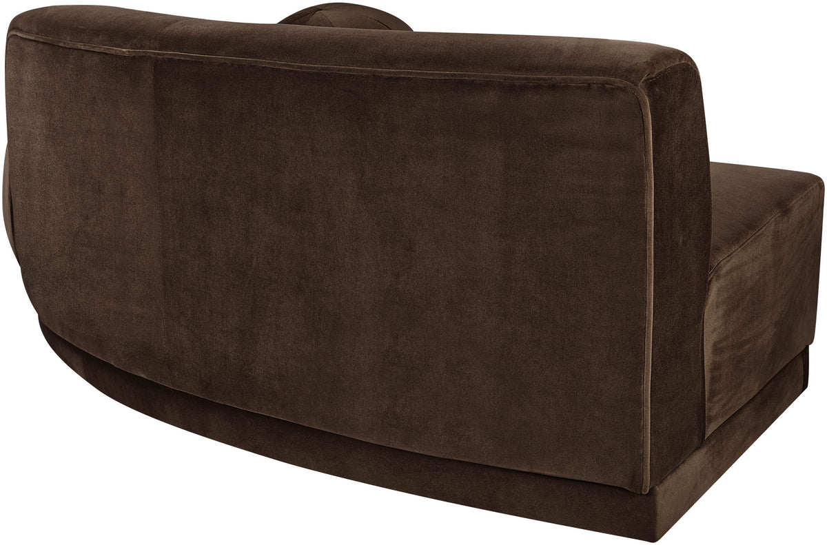 Avra - 86" Velvet Performance Fabric Upholstered Sofa