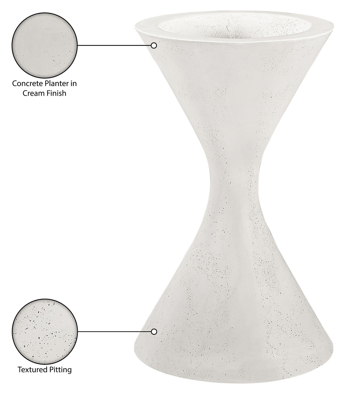 Vessa - Indoor / Outdoor Concrete Planter
