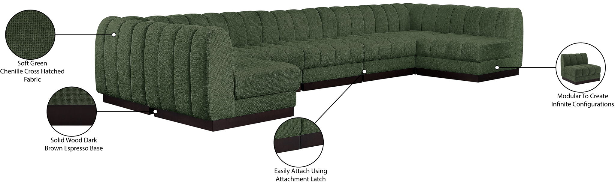 Quinn - 7 Piece Modular Sectional