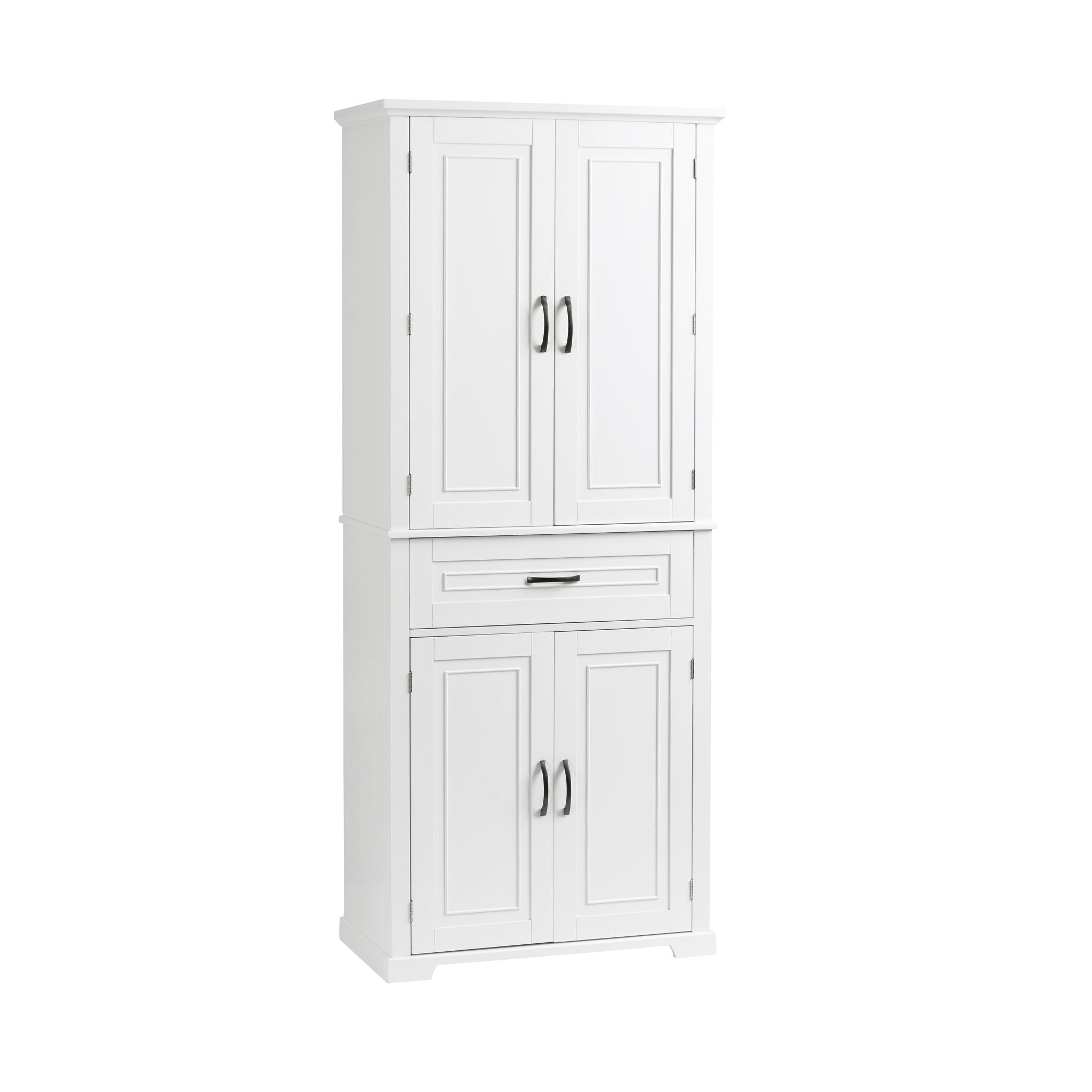Bathroom Storage Cabinet With Doors And Drawer, Adjustable Shelf