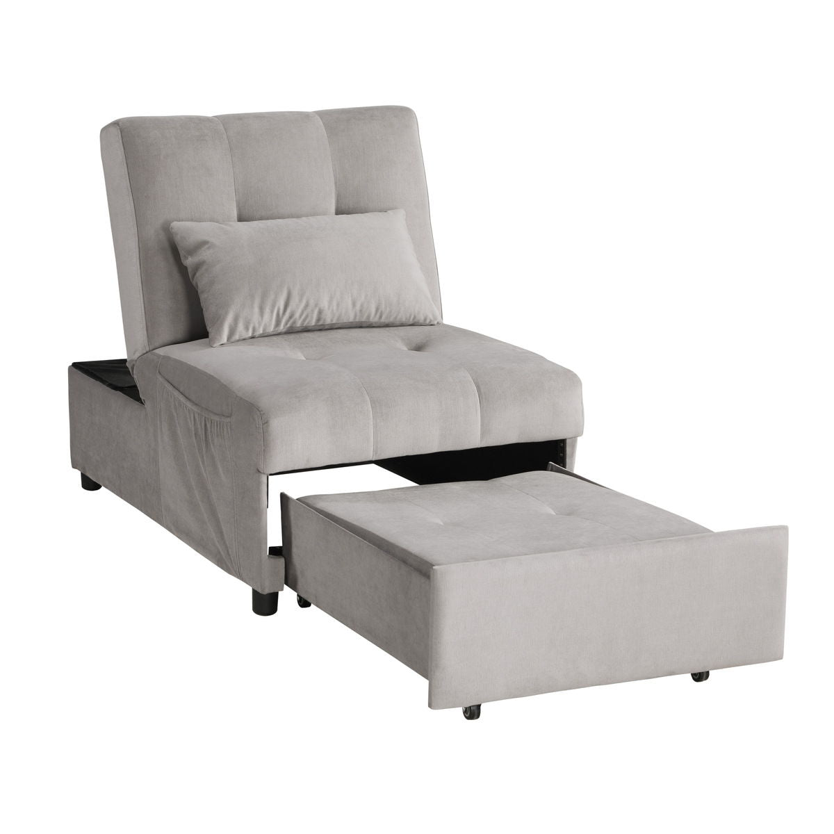 Garrell - Lift Top Storage Bench With Pull-Out Bed