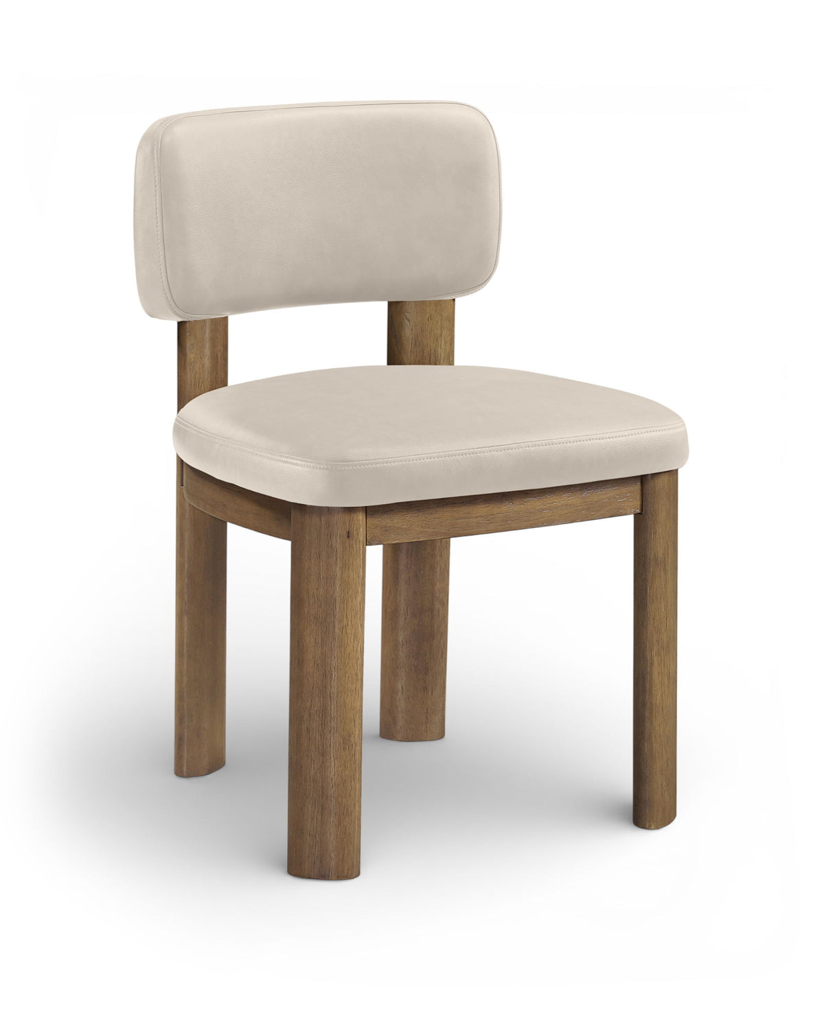 Paloma - Vegan Leather Upholstered Dining Chair (Set of 2) - Brown Frame