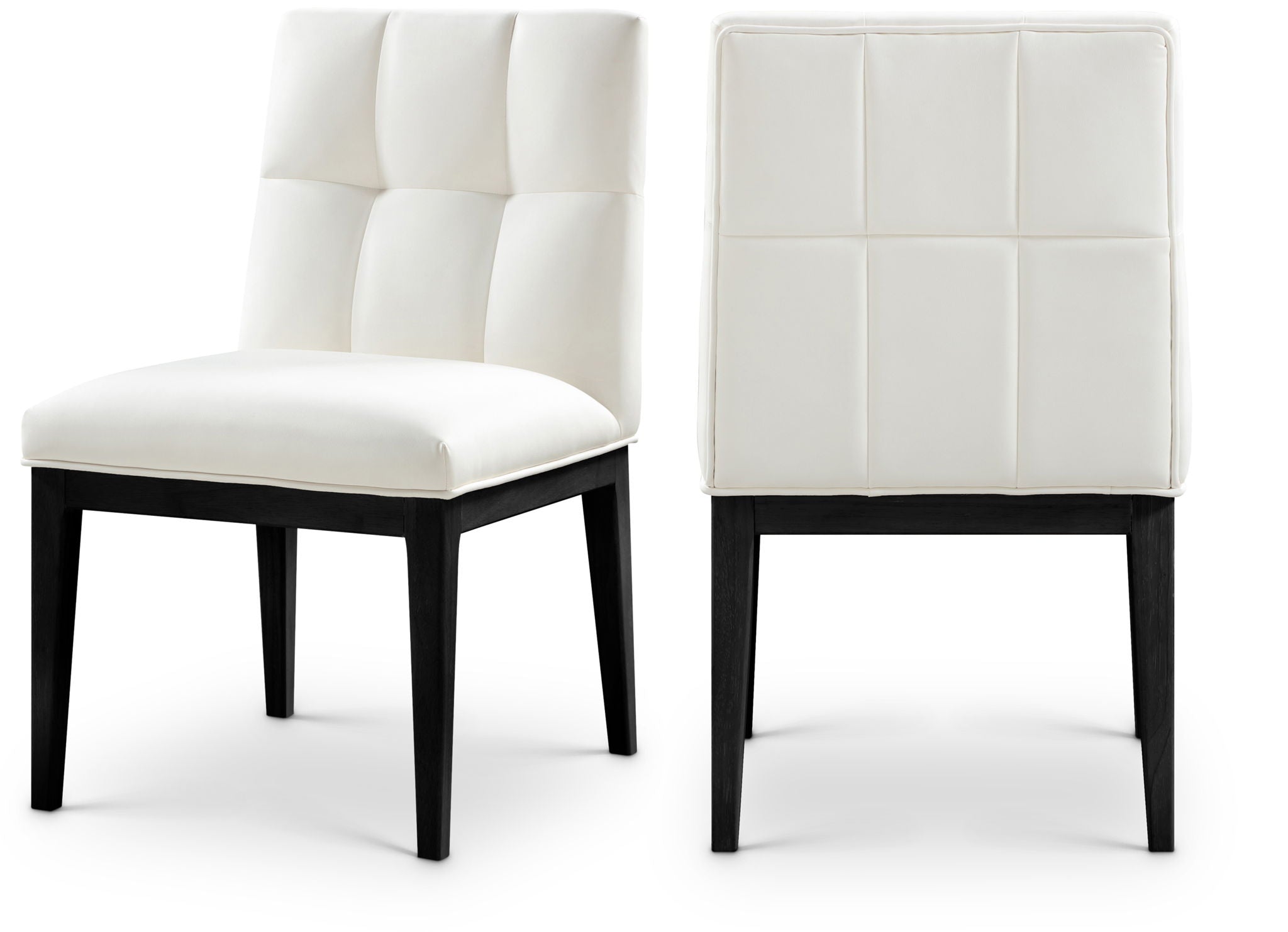 Adrian - Dining Side Chair (Set of 2) - Black Legs