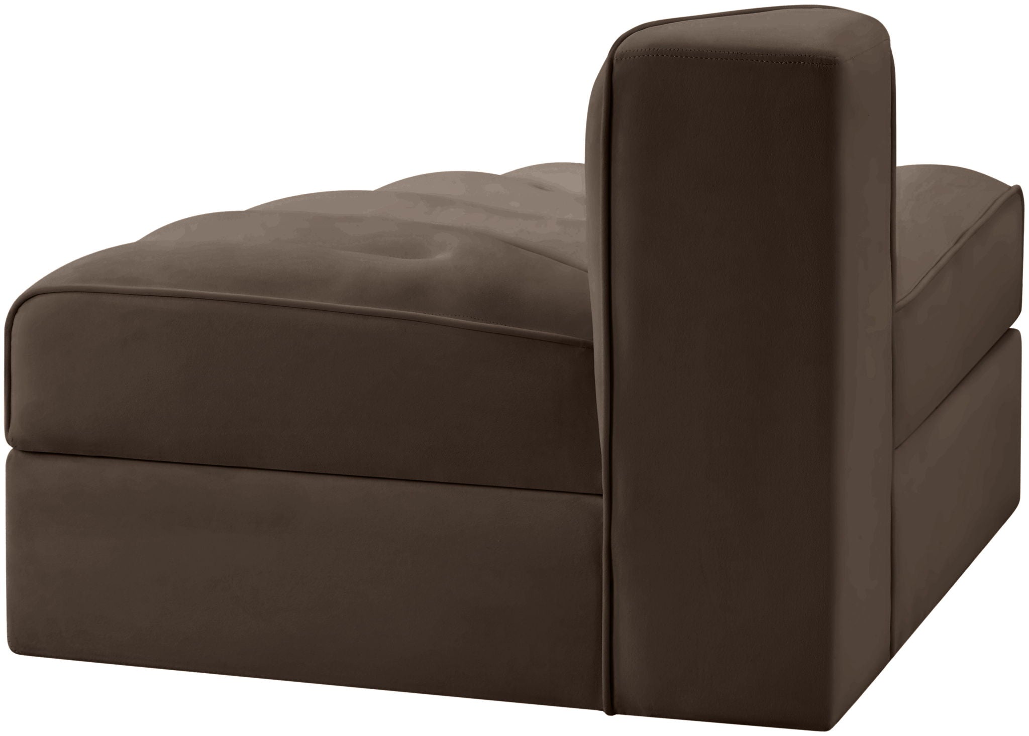 Rummi - Velvet Performance Fabric Upholstered Modular Chair
