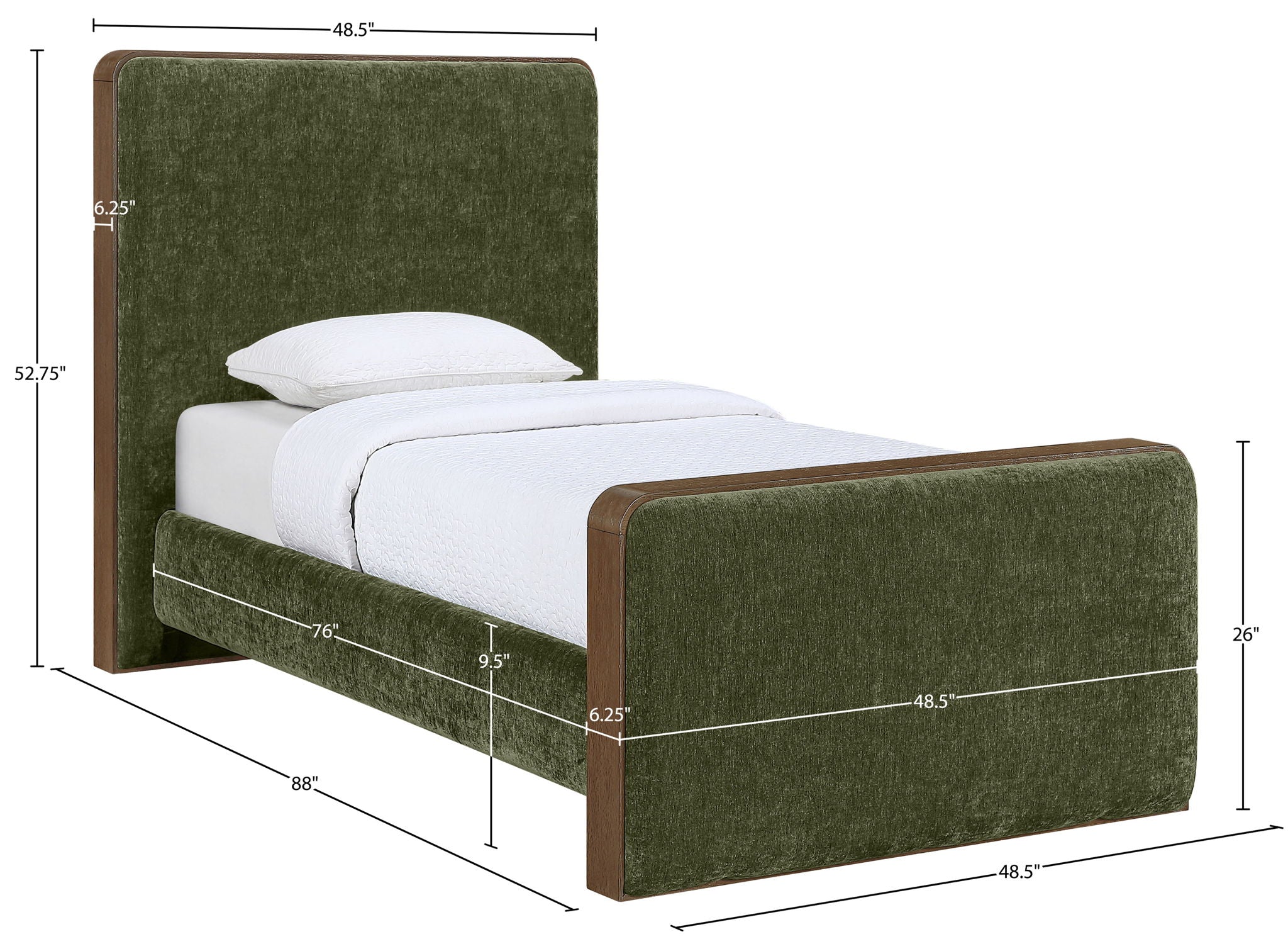 Dalton - Fabric Bed