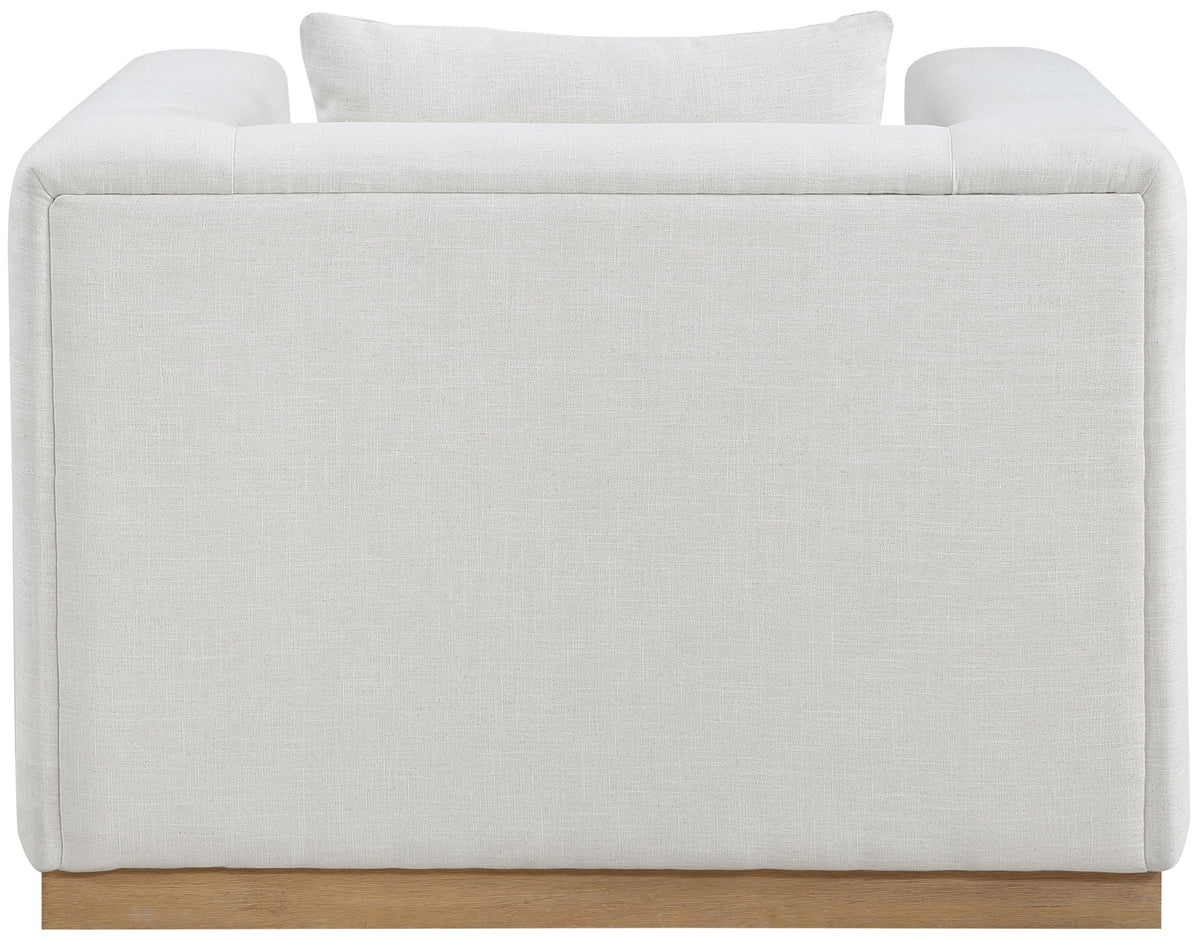 Alfie - Linen Textured Fabic Chair