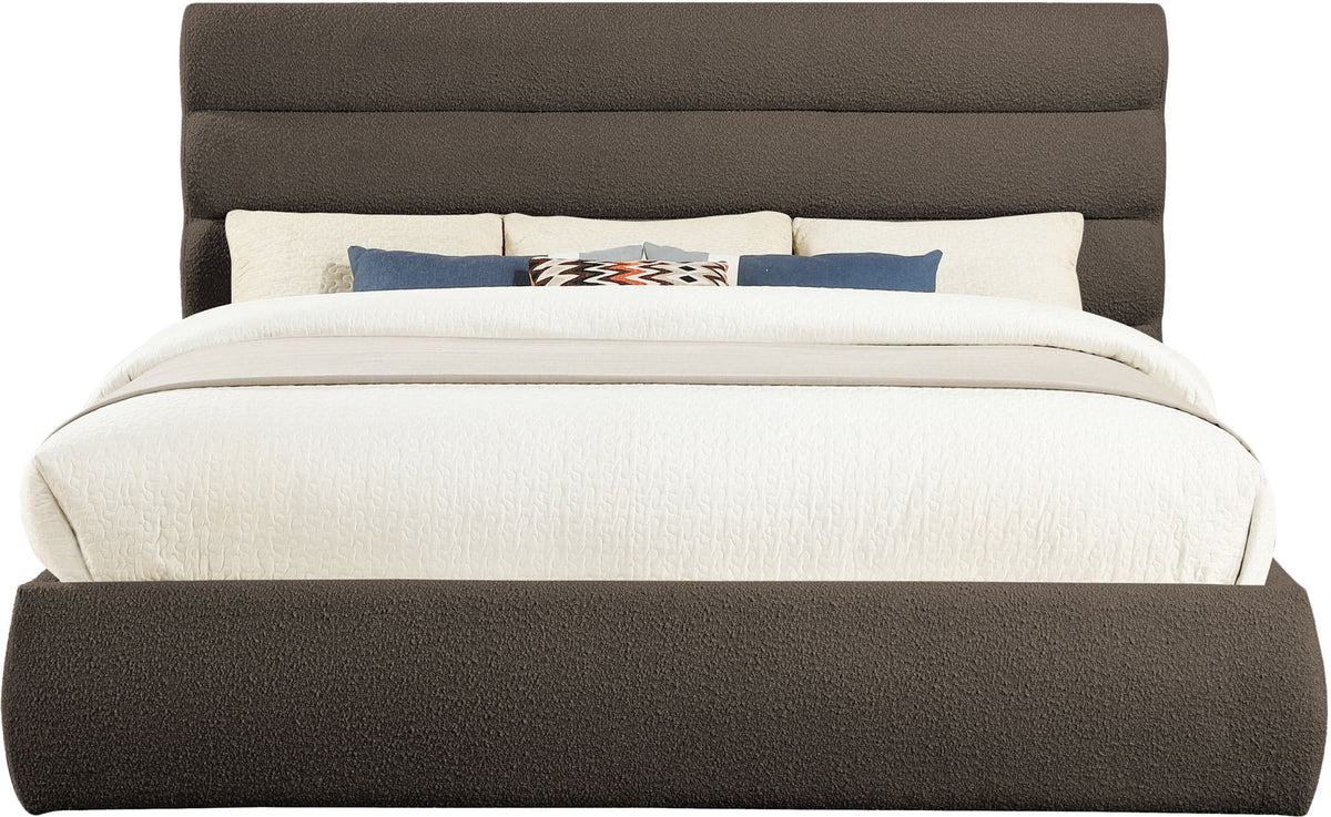 Adam - Boucle Fabric Bed With 52" Headboard