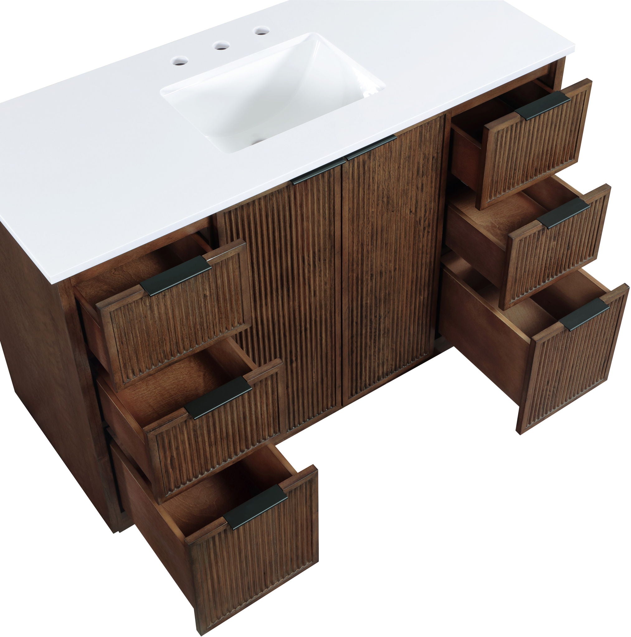 Willard - Engineered Stone And Solid Wood Bathroom Vanity